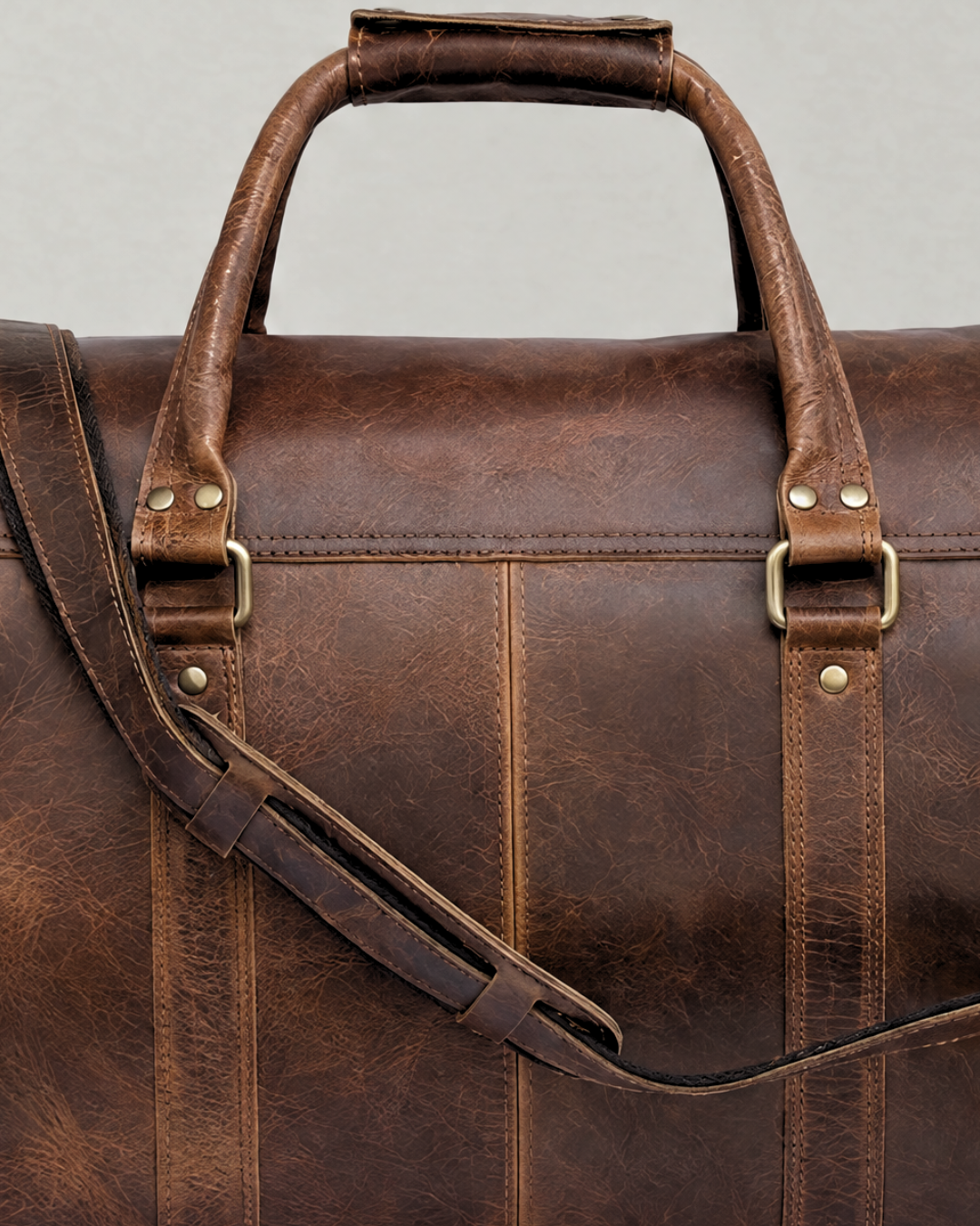 100% full-grain leather